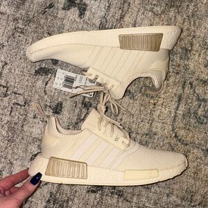 adidas Cream Athletic Shoes